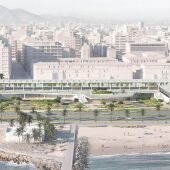 Así quedará la fachada marítima de Palma tras la rehabilitación del edificio de Gesa con 76,5 millones de euros.
