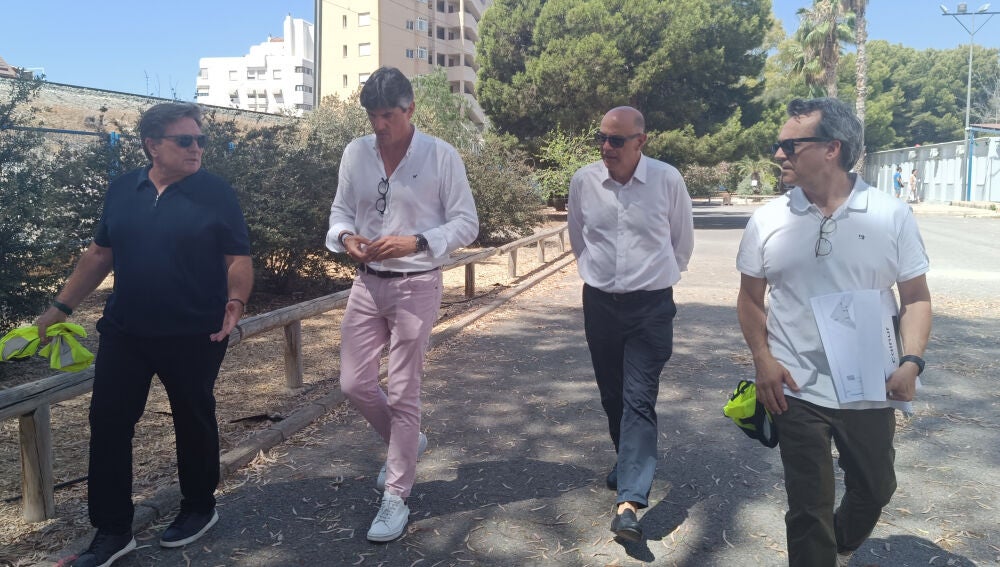 Obras rotonda IES Marcos Zaragoza