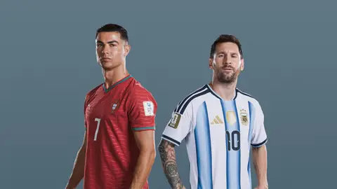 Cristiano y Messi en las fotos promocionales del Mundial 2026. Cristiano y Messi en las fotos promocionales del Mundial 2026.