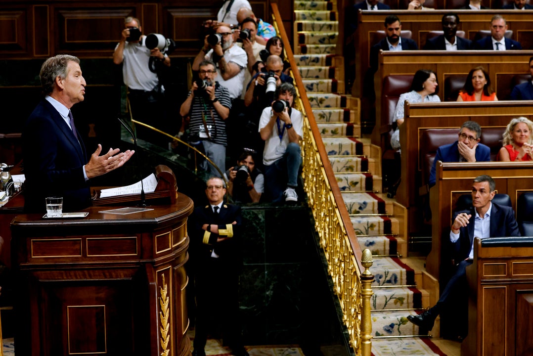 Alberto Núñez Feijóo en el Congreso Alberto Núñez Feijóo en el Congreso