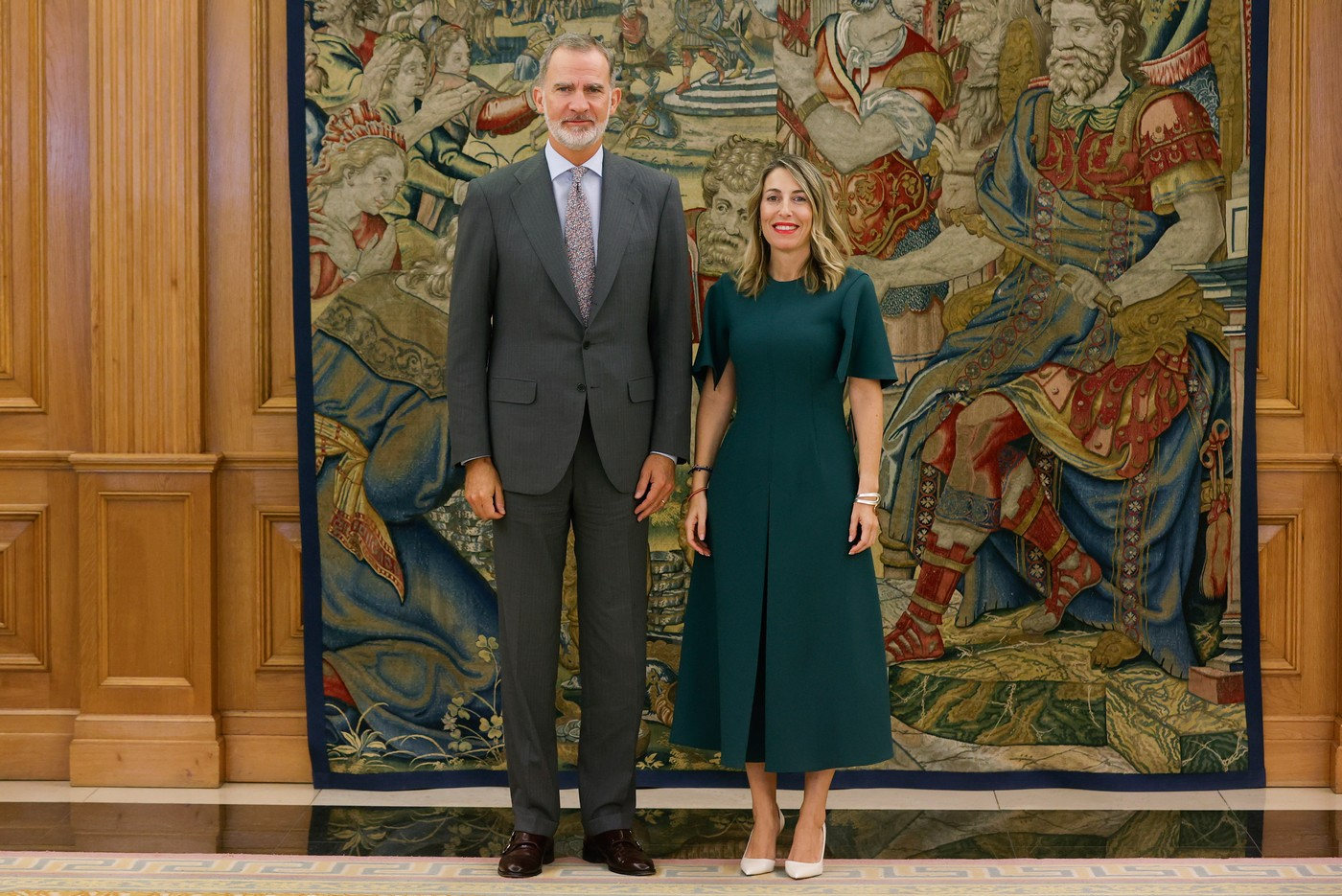 El Rey Felipe VI recibe este miércoles en Madrid a María Guardiola tras ser reelegida como presidenta de Extremadura El Rey Felipe VI recibe este miércoles en Madrid a María Guardiola tras ser reelegida como presidenta de Extremadura