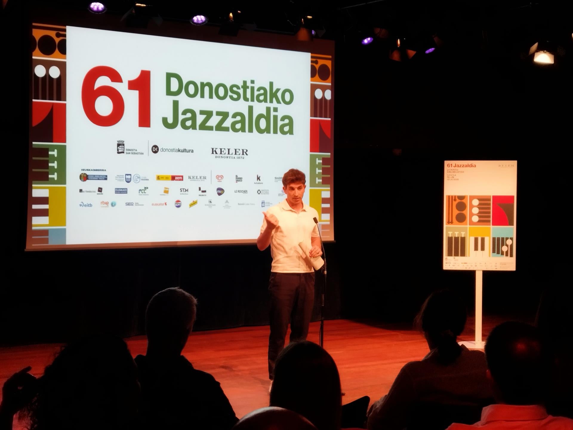 El Jazzaldia concede su máximo galardón al que ha sido su director 42 años, Miguel Martín El Jazzaldia concede su máximo galardón al que ha sido su director 42 años, Miguel Martín