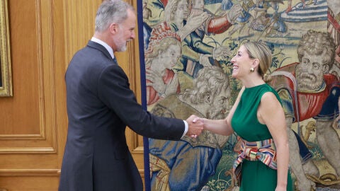 El Rey Felipe recibe a Mar&iacute;a Guardiola