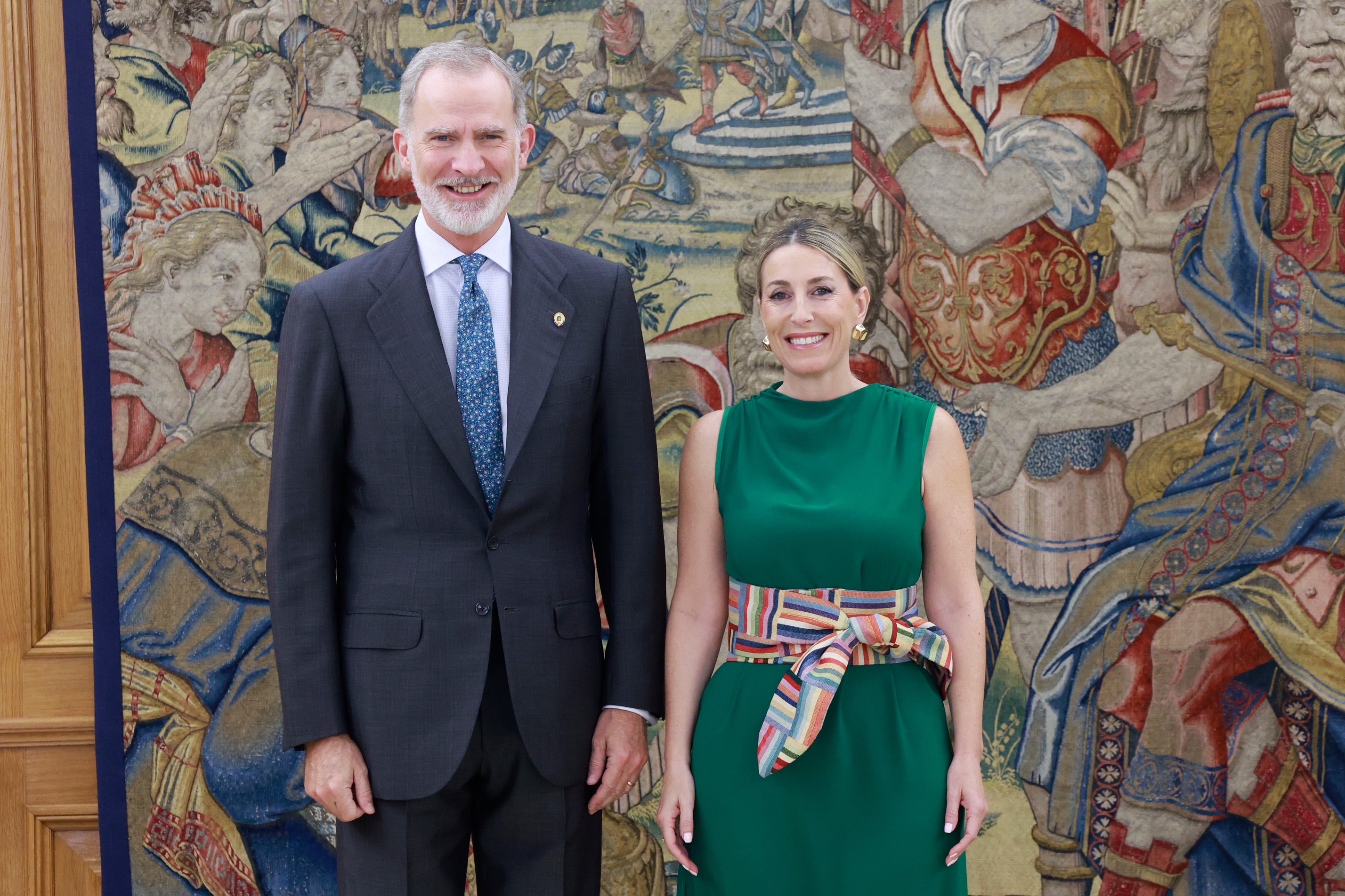 La presidenta de la Junta de Extremadura, recibida en audiencia por S.M. el Rey en el Palacio de la Zarzuela La presidenta de la Junta de Extremadura, recibida en audiencia por S.M. el Rey en el Palacio de la Zarzuela