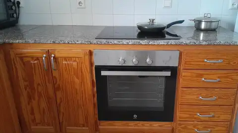 Cocina mejorada de una de las viviendas Cocina mejorada de una de las viviendas