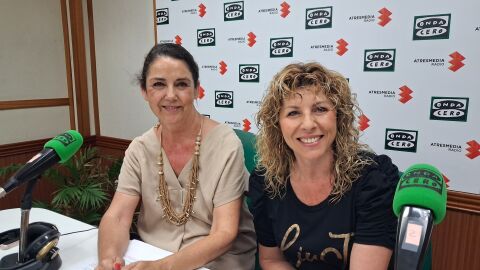 Cristina Galán y Yolanda Torres en los estudios de Onda Cero Ciudad Real Cristina Galán y Yolanda Torres en los estudios de Onda Cero Ciudad Real