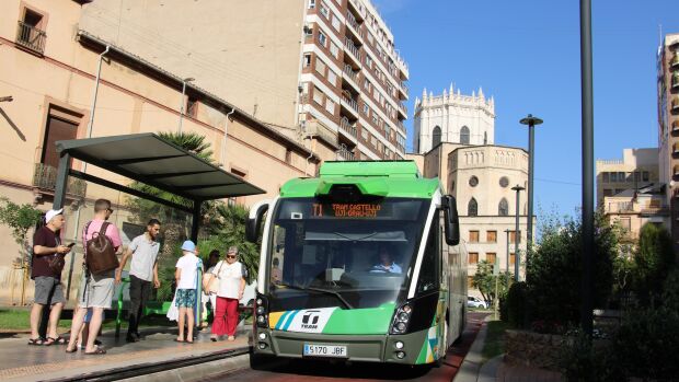 Finalizan las obras del TRAM de Castellón en el centro de la ciudad tras una inversión de 1,3 millones