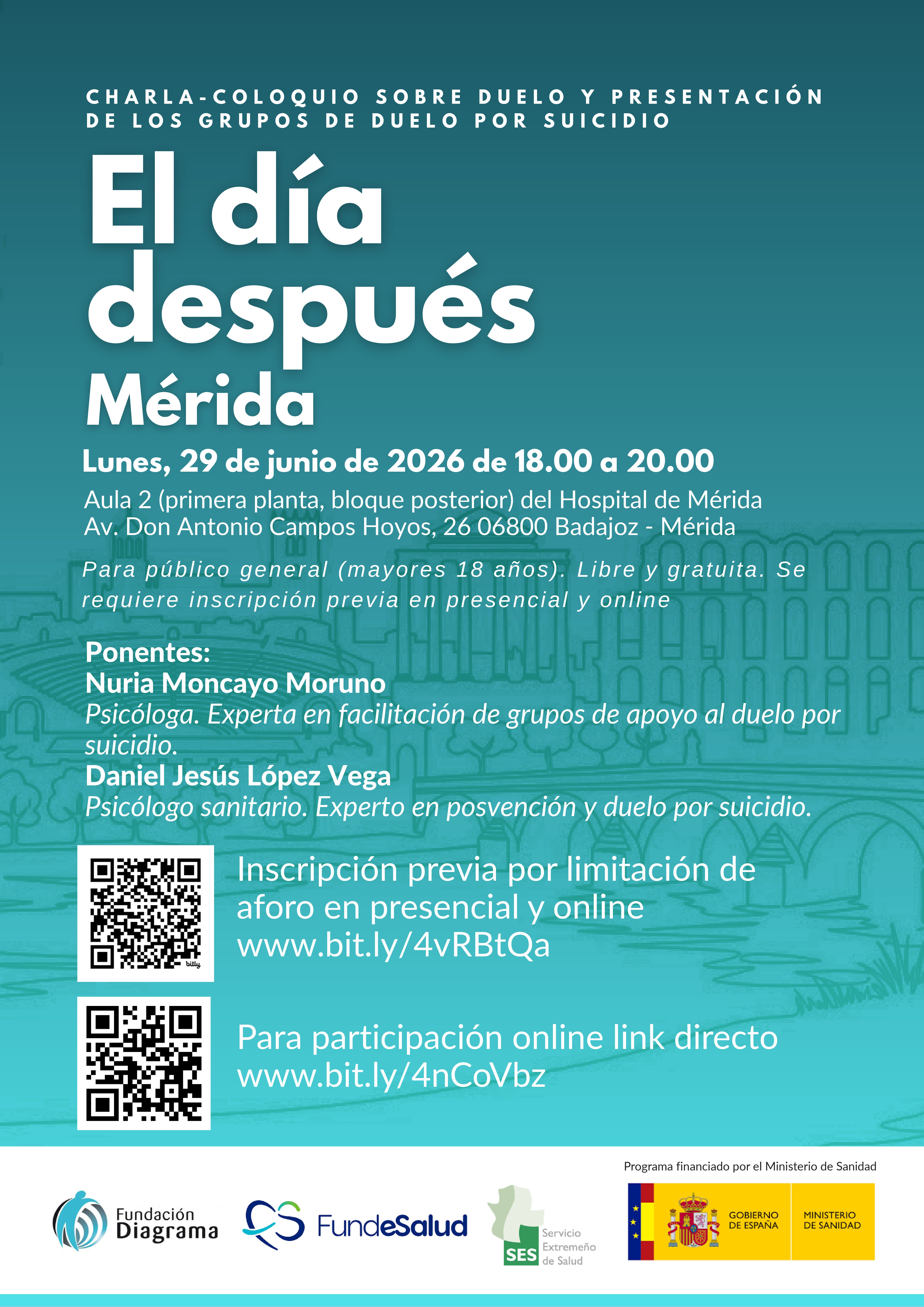 El SES crea un grupo de apoyo para prevenir efectos adversos en la salud mental en el proceso de duelo tras un suicidio El SES crea un grupo de apoyo para prevenir efectos adversos en la salud mental en el proceso de duelo tras un suicidio