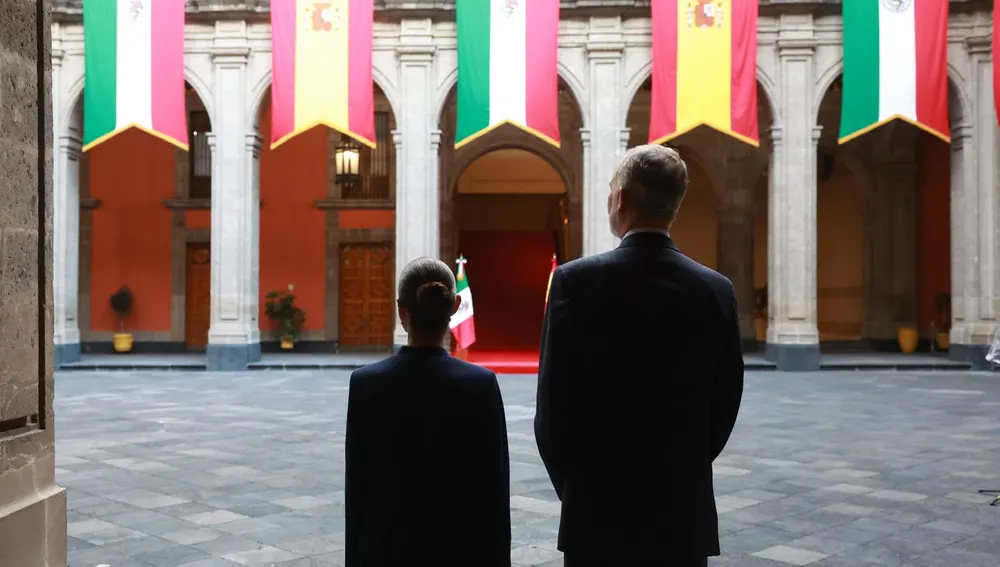 El Rey y la presidenta de México, en el Palacio Nacional DF El Rey y la presidenta de México, en el Palacio Nacional DF