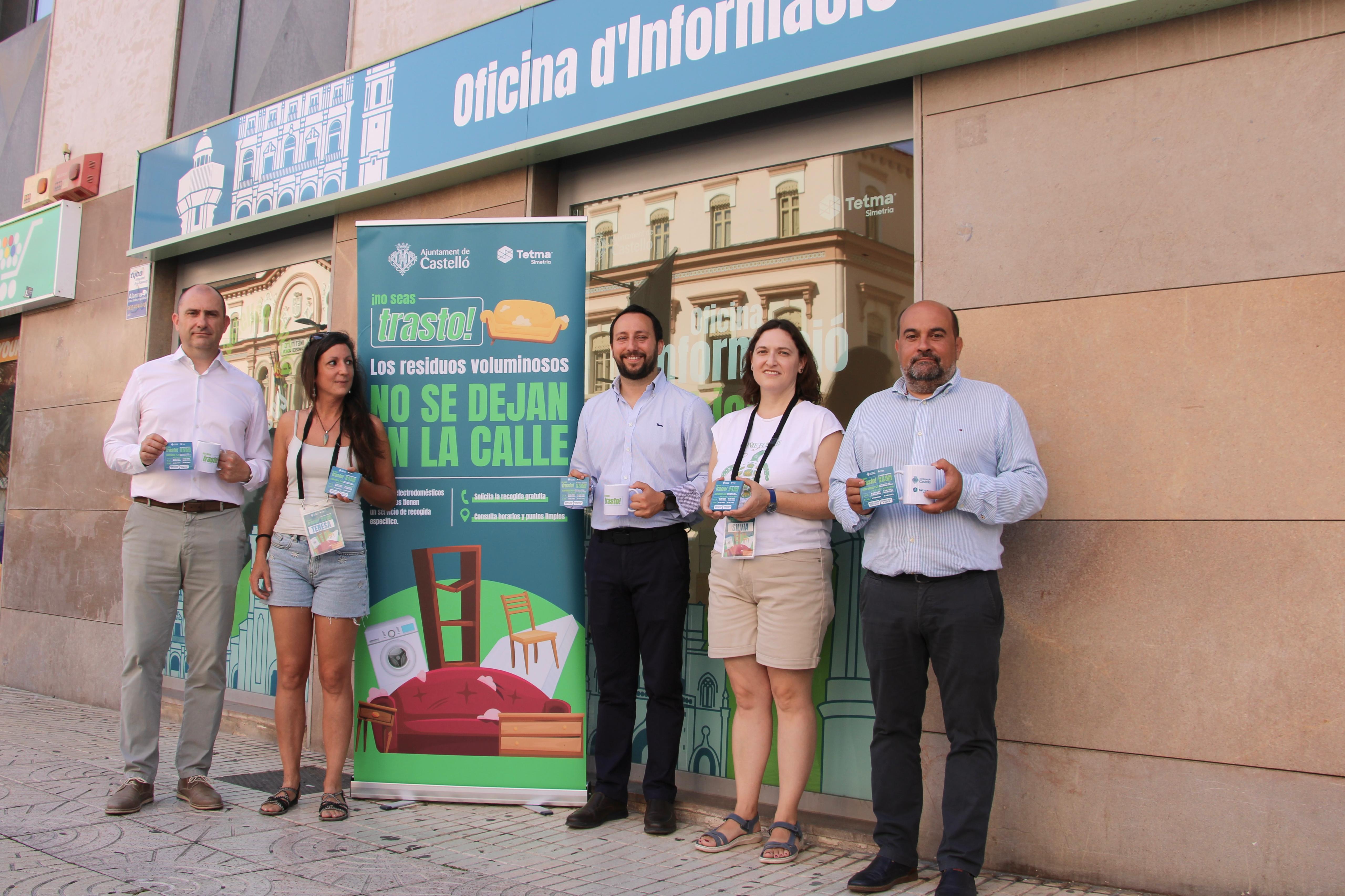 Castellón lanza la campaña “No seas trasto” para fomentar el reciclaje de voluminosos y evitar el abandono de enseres en la vía pública Castellón lanza la campaña “No seas trasto” para fomentar el reciclaje de voluminosos y evitar el abandono de enseres en la vía pública