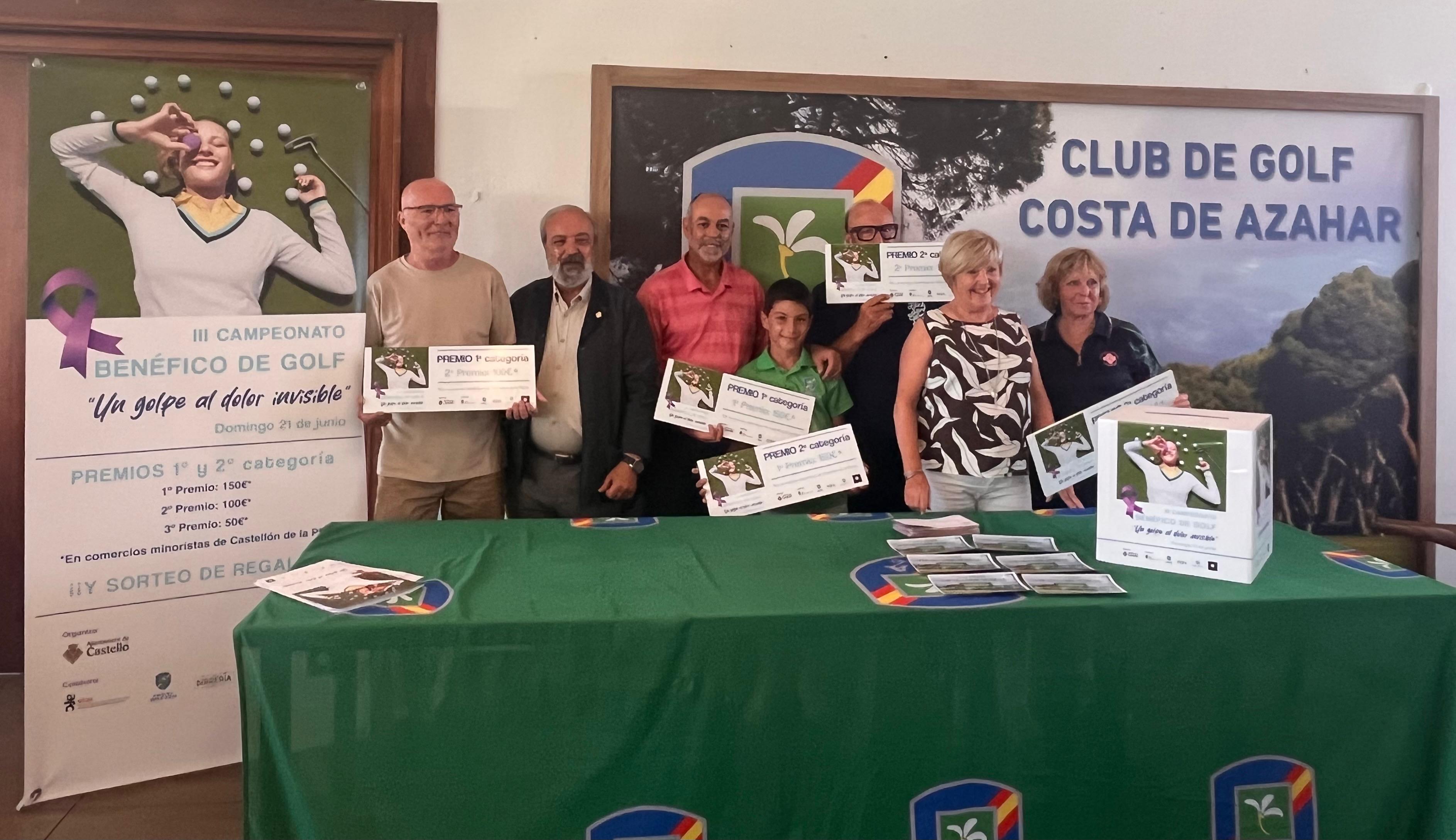 Castellón impulsa la solidaridad con la tercera edición del campeonato de golf “Un golpe al dolor invisible” a favor de la fibromialgia Castellón impulsa la solidaridad con la tercera edición del campeonato de golf “Un golpe al dolor invisible” a favor de la fibromialgia