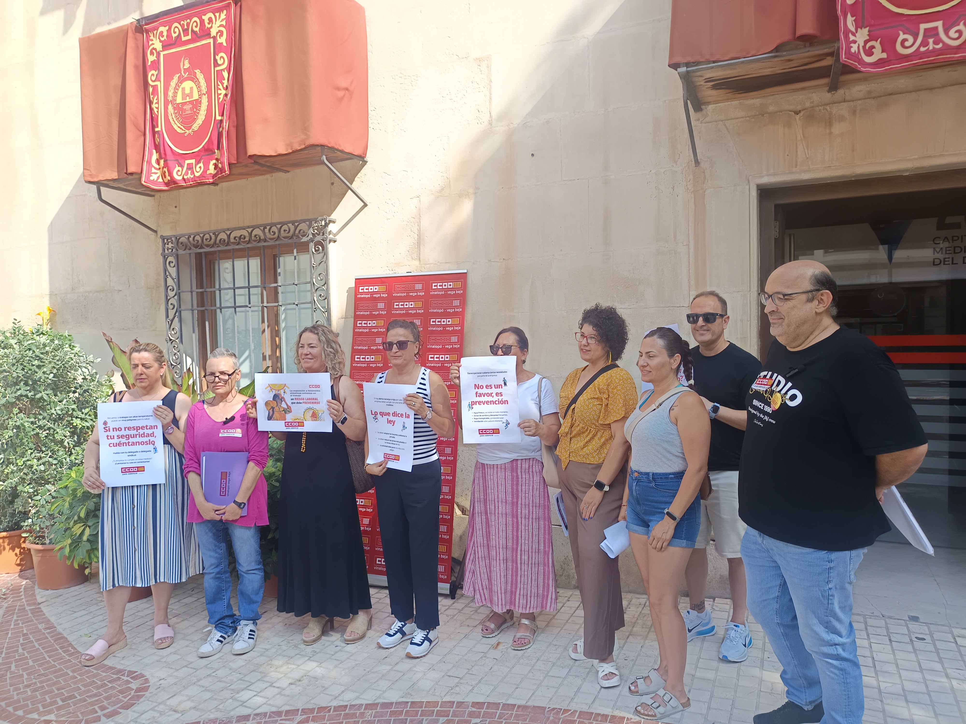 CCOO Vinalopó-Vega Baja denuncia a 25 empresas ante Trabajo por carecer de medidas contra el calor CCOO Vinalopó-Vega Baja denuncia a 25 empresas ante Trabajo por carecer de medidas contra el calor
