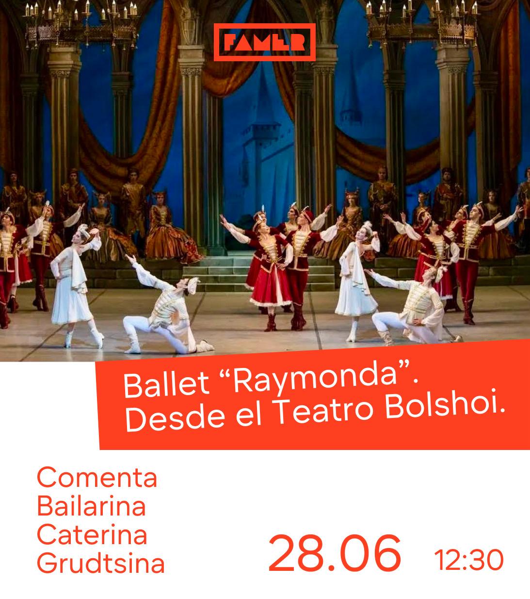 La Colección del Museo Ruso proyectará “Raymonda” desde el escenario del Bolshoi de Moscú La Colección del Museo Ruso proyectará “Raymonda” desde el escenario del Bolshoi de Moscú