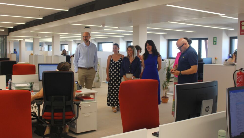 Blanca Fernández ha visitado la Ciudad Administrativa