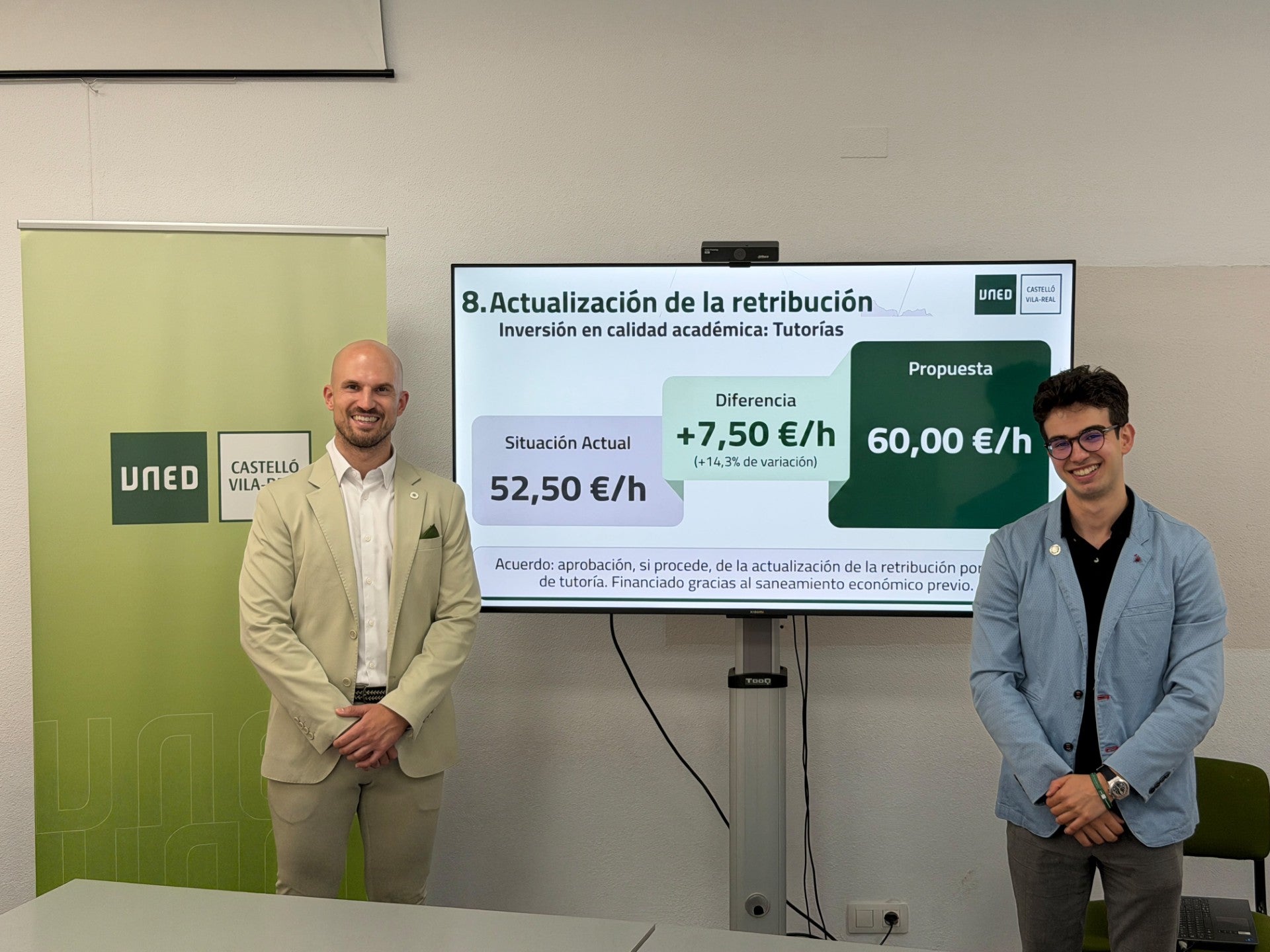 El profesorado tutor de la UNED de Castelló recibirá su primera mejora retributiva tras 46 años El profesorado tutor de la UNED de Castelló recibirá su primera mejora retributiva tras 46 años