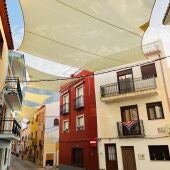 Finestrat crea zonas de sombra en los principales espacios peatonales del casco histórico