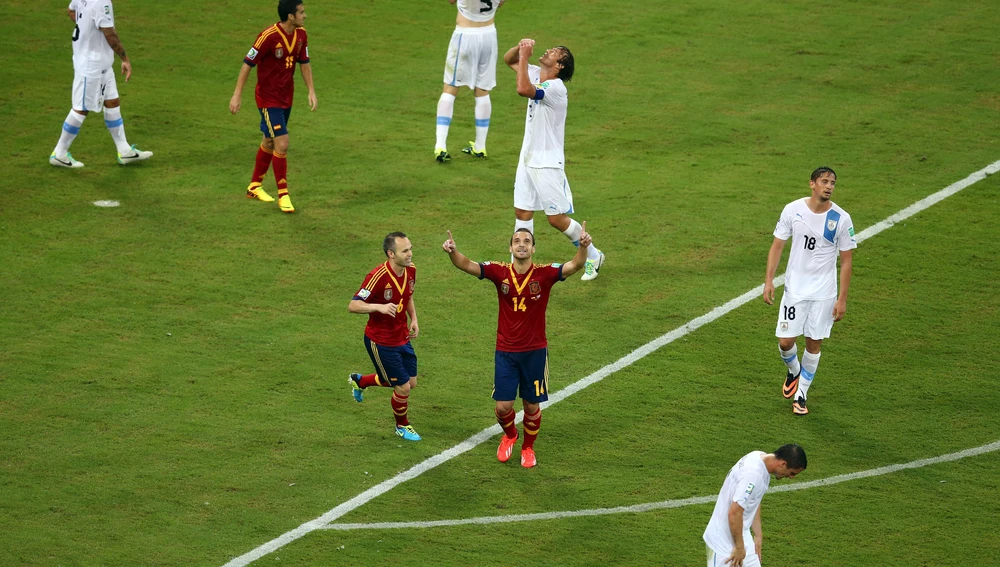 España - Uruguay, en la Copa Confederaciones 2013. España - Uruguay, en la Copa Confederaciones 2013.