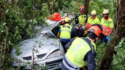 Intervención de los equipos de rescate Intervención de los equipos de rescate