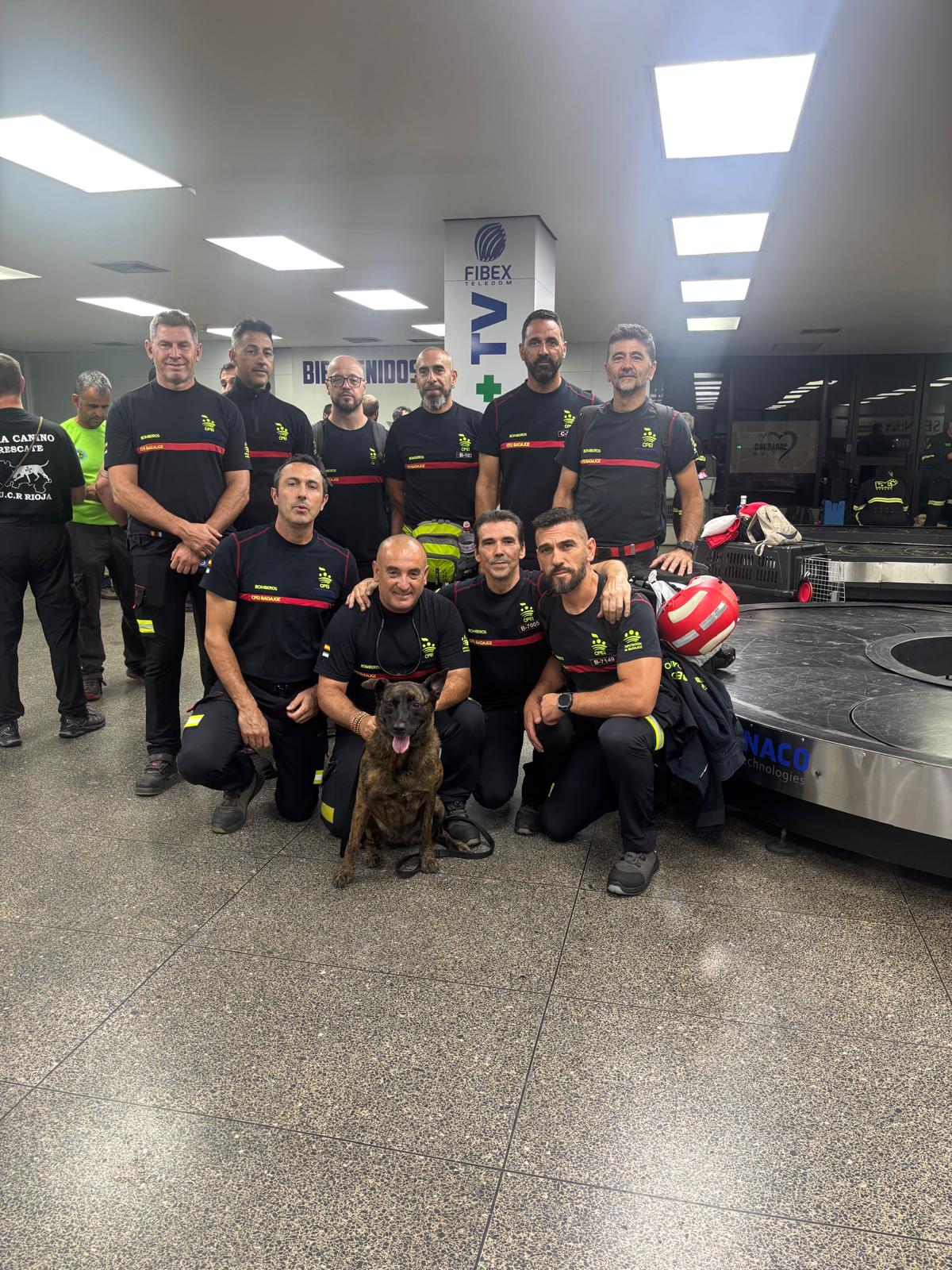 El contingente extremeño ya en Caracas y se integra en el equipo internacional de rescate El contingente extremeño ya en Caracas y se integra en el equipo internacional de rescate
