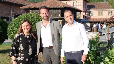 Salomé Samartino, Álvaro Queipo y José Manuel González Salomé Samartino, Álvaro Queipo y José Manuel González
