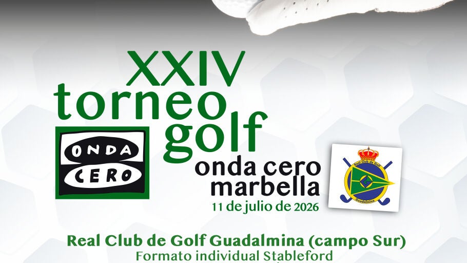 XXIV Torneo de Golf Onda Cero Marbella. Sábado 11 de julio 2026