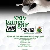 XXIV Torneo de Golf Onda Cero Marbella. Sábado 11 de julio 2026 XXIV Torneo de Golf Onda Cero Marbella. Sábado 11 de julio 2026