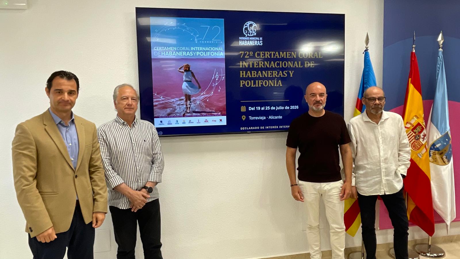 El 72º Certamen Internacional de Habaneras y Polifonía corona a Torrevieja como capital mundial del canto coral El 72º Certamen Internacional de Habaneras y Polifonía corona a Torrevieja como capital mundial del canto coral