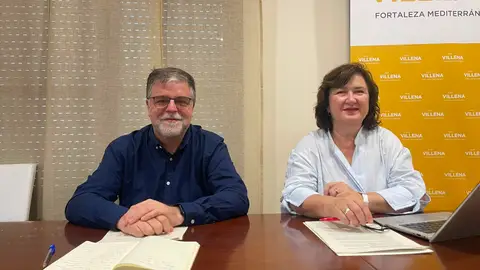 De izquierda a derecha: Fulgencio Cerdán y Charo Navalón. De izquierda a derecha: Fulgencio Cerdán y Charo Navalón.