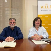 De izquierda a derecha: Fulgencio Cerdán y Charo Navalón. De izquierda a derecha: Fulgencio Cerdán y Charo Navalón.