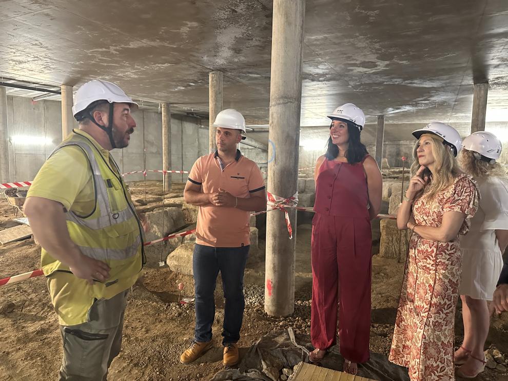 Avanzan las obras en el Círculo Católico de Huesca con la vista puesta en 2027 Avanzan las obras en el Círculo Católico de Huesca con la vista puesta en 2027