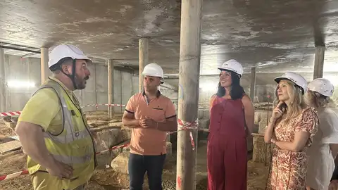 Avanzan las obras en el Círculo Católico de Huesca con la vista puesta en 2027 Avanzan las obras en el Círculo Católico de Huesca con la vista puesta en 2027