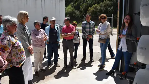 Visita a la nueva planta de ósmosis inversa construida en la Estación de Tratamiento de Agua Potable Visita a la nueva planta de ósmosis inversa construida en la Estación de Tratamiento de Agua Potable