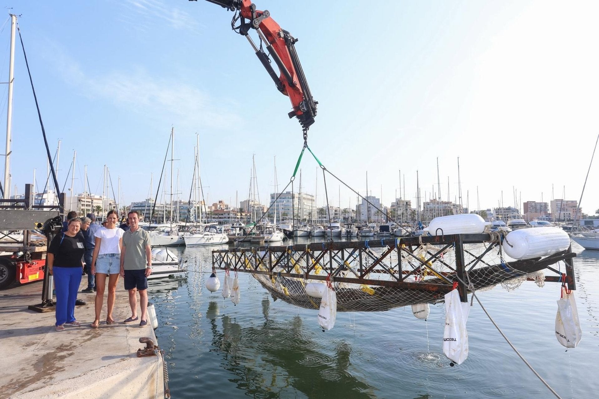 Finaliza la extracción del pecio romano de Ses Fontanelles tras cuatro meses de preparativos Finaliza la extracción del pecio romano de Ses Fontanelles tras cuatro meses de preparativos