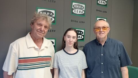Elena Font junto al pianista Pascal Rog&eacute; y Antonio Font. 