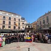 Minuto de silencio en la Plaza Mayor de Ciudad Real