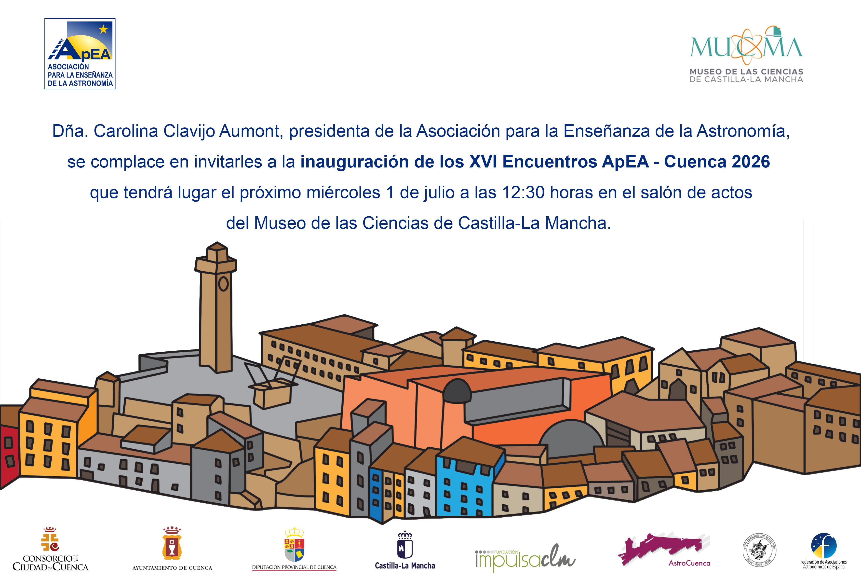 Cuenca acoge los XVI Encuentros de la ApEA con el Sol y la exploración espacial como protagonistas Cuenca acoge los XVI Encuentros de la ApEA con el Sol y la exploración espacial como protagonistas