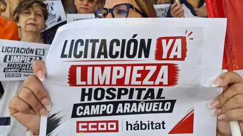 CCOO reclama al SES la "licitación inmediata" del contrato de limpieza del Hospital Campo Arañuelo de Navalmoral CCOO reclama al SES la "licitación inmediata" del contrato de limpieza del Hospital Campo Arañuelo de Navalmoral