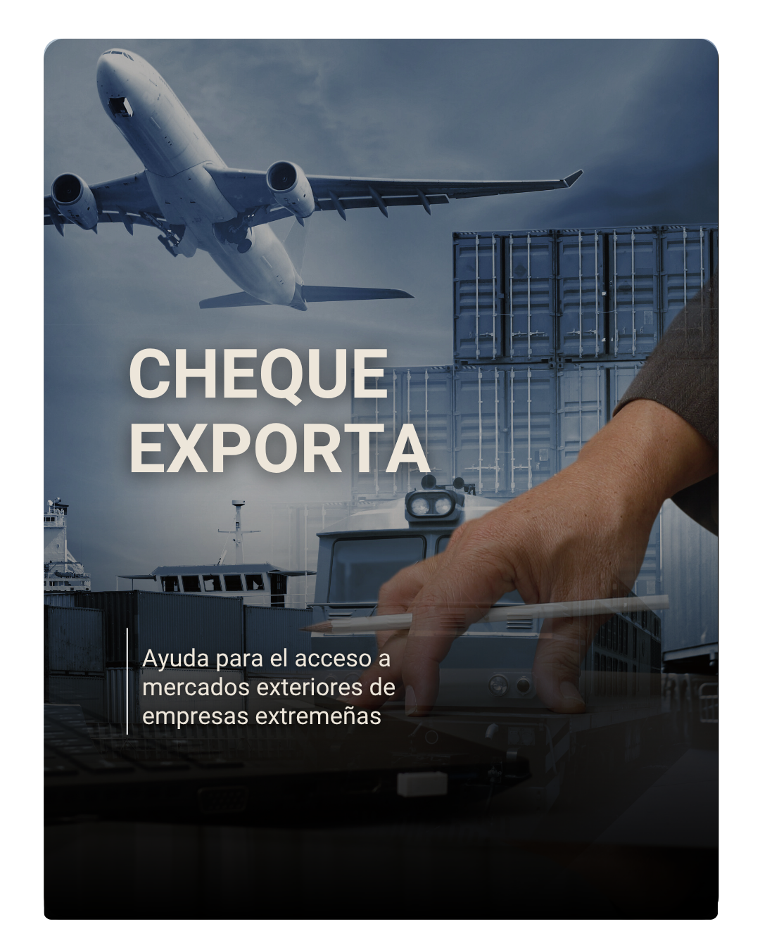 La Junta impulsa la internacionalización de las empresas con la publicación de la nueva convocatoria del Cheque Exporta 2026 La Junta impulsa la internacionalización de las empresas con la publicación de la nueva convocatoria del Cheque Exporta 2026