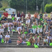 Participantes no campamento STEM de Informática para sementar vocacións científicas dos pequenos e pequenas Participantes no campamento STEM de Informática para sementar vocacións científicas dos pequenos e pequenas