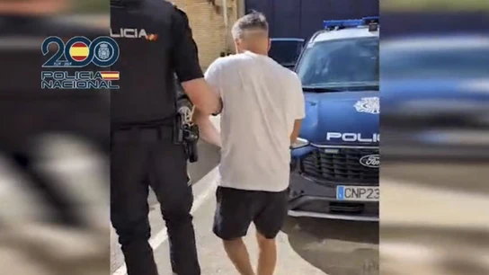El detenido en dependencias policiales de Huesca El detenido en dependencias policiales de Huesca
