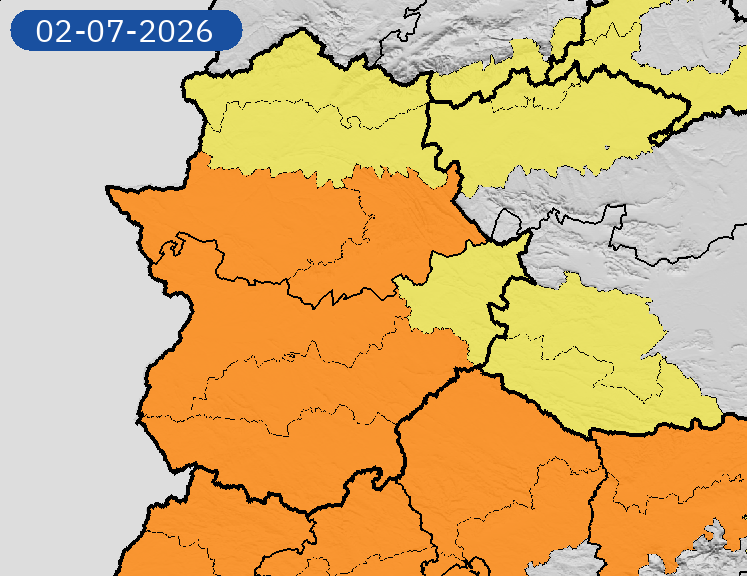 Alerta naranja por calor en toda la provincia de Badajoz, salvo en la Siberia, así como en la meseta cacereña y Villuercas-Montánchez Alerta naranja por calor en toda la provincia de Badajoz, salvo en la Siberia, así como en la meseta cacereña y Villuercas-Montánchez