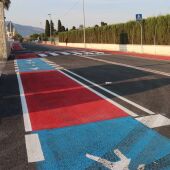 Benidorm reabre al tráfico rodado la avenida del Albir tras acabar las obras para duplicar el carril bici y mejorar la seguridad vial