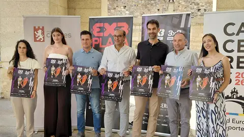 La Junta de Extremadura impulsa en Cáceres una cita internacional de baloncesto 3x3 La Junta de Extremadura impulsa en Cáceres una cita internacional de baloncesto 3x3