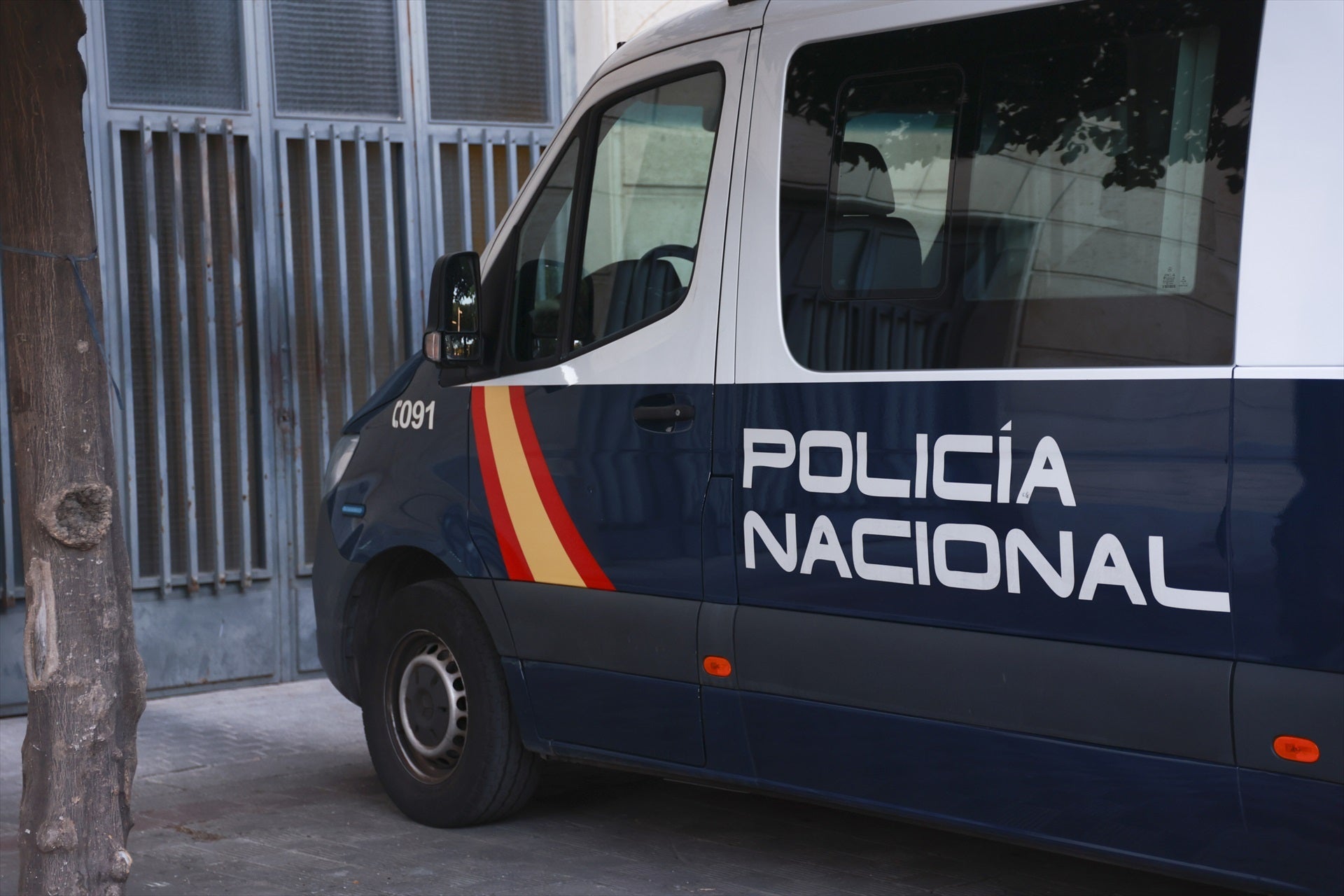 Imagen de archivo de un furgón de la Policía Nacional Imagen de archivo de un furgón de la Policía Nacional