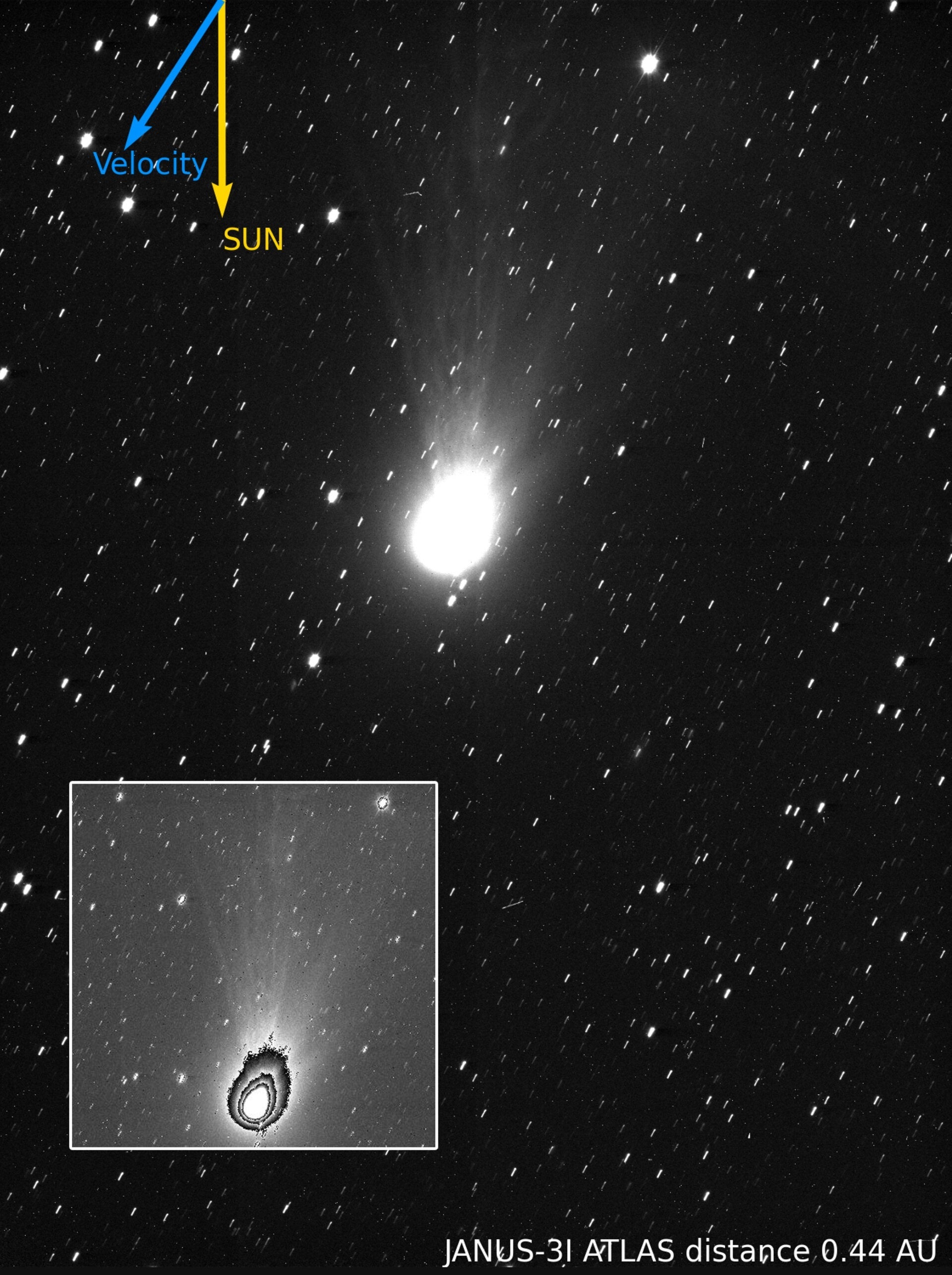 El cometa ATLAS: mucho más que naves espaciales — Más de uno cover