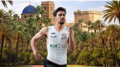Fragmento del cartel que anuncia este año la segunda edición del Gran Premio Internacional de Atletismo. Fragmento del cartel que anuncia este año la segunda edición del Gran Premio Internacional de Atletismo.