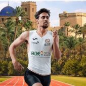 Fragmento del cartel que anuncia este año la segunda edición del Gran Premio Internacional de Atletismo.