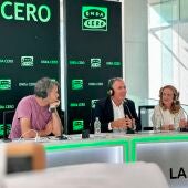 Rafael Domínguez y Ángeles Tilve con Rubén Amón en La Cultureta Gran Reserva