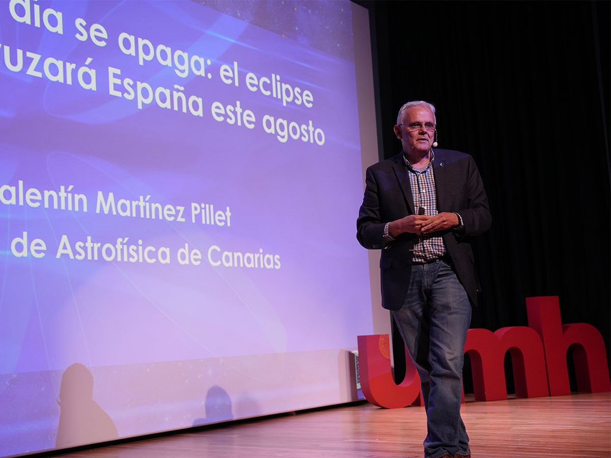 La UMH de Elche investirá como Doctor Honoris Causa al astrofísico Valentín Martínez Pillet La UMH de Elche investirá como Doctor Honoris Causa al astrofísico Valentín Martínez Pillet
