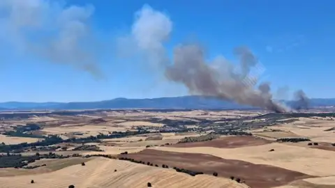 Controlado el incendio de Robledillo de Mohernando Controlado el incendio de Robledillo de Mohernando